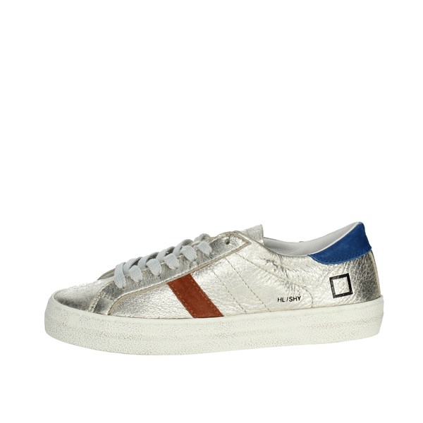D.a.t.e. Shoes Sneakers Platinum  HILL LOW CAMP.366