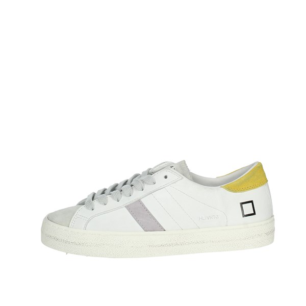 D.a.t.e. Shoes Sneakers White/Yellow HILL LOW CAMP.374