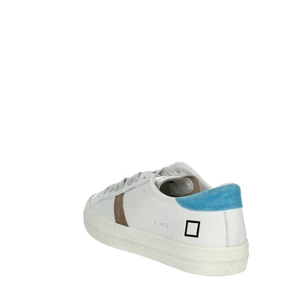 D.a.t.e. Shoes Sneakers White/Silver HILL LOW CAMP.373