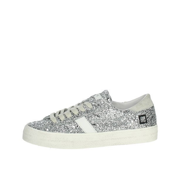 D.a.t.e. Shoes Sneakers Silver HILL LOW CAMP.370