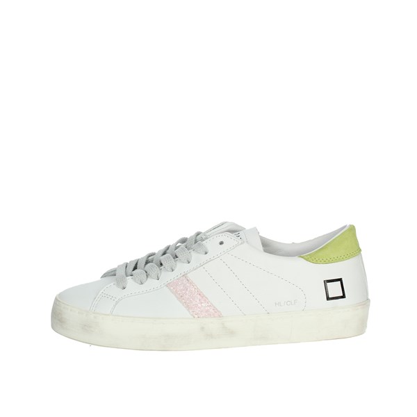 D.a.t.e. Shoes Sneakers White/Yellow HILL LOW CAMP.371