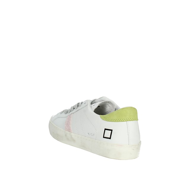 D.a.t.e. Shoes Sneakers White/Yellow HILL LOW CAMP.371