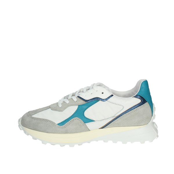 D.a.t.e. Shoes Sneakers White/Sky blue VETTA CAMP.297