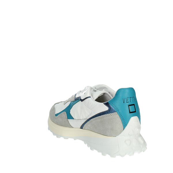 D.a.t.e. Shoes Sneakers White/Sky blue VETTA CAMP.297