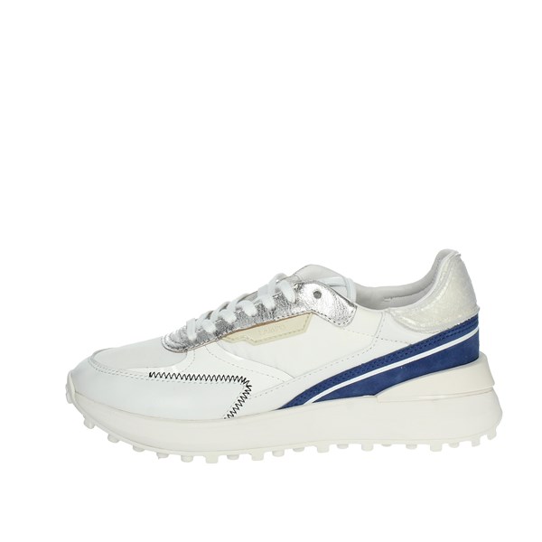 D.a.t.e. Shoes Sneakers White/Blue LAMPO CAMP.403