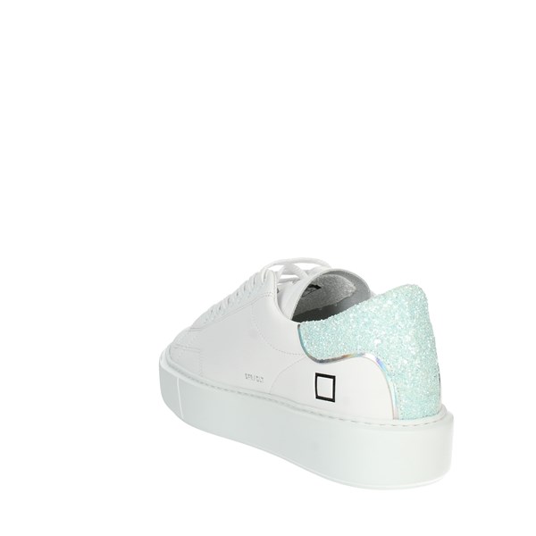 D.a.t.e. Shoes Sneakers White/Sky blue SFERA CAMP.382