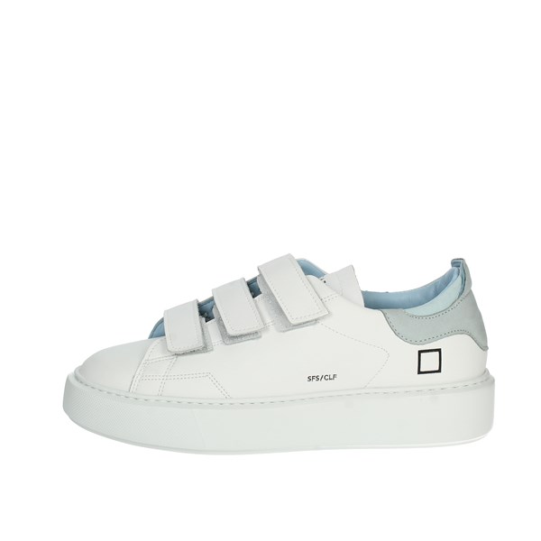 D.a.t.e. Shoes Sneakers White/Sky blue SFERA CAMP.394