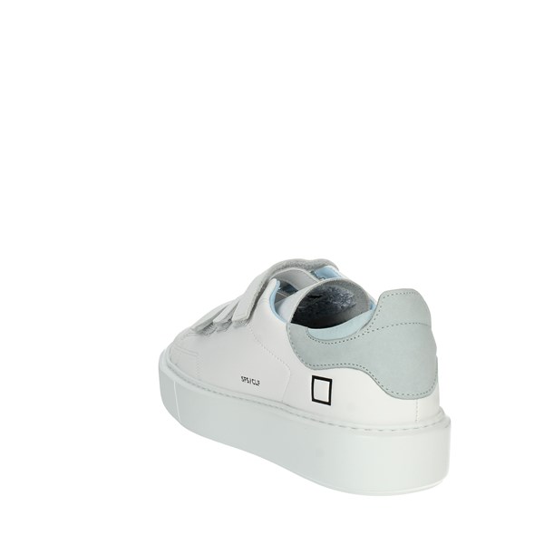 D.a.t.e. Shoes Sneakers White/Sky blue SFERA CAMP.394