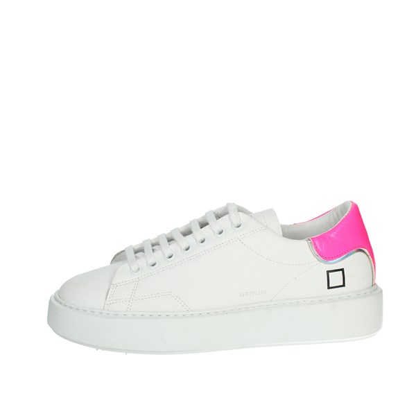 D.a.t.e. Shoes Sneakers White/Fuchsia SFERA CAMP.390