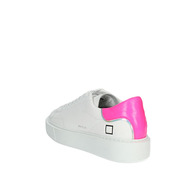 D.a.t.e. Shoes Sneakers White/Fuchsia SFERA CAMP.390