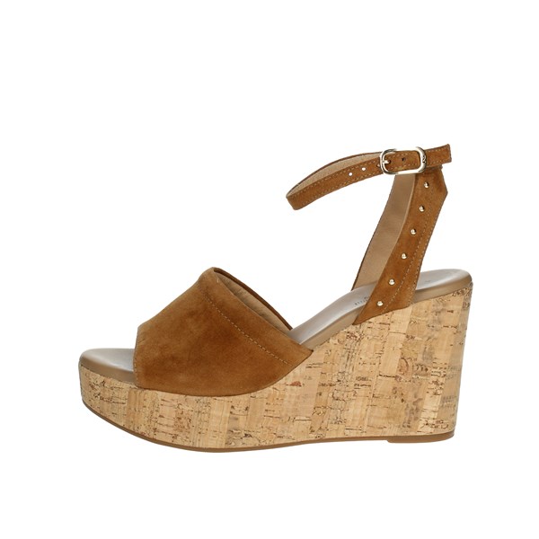 Nero Giardini Shoes Platform Sandals Brown leather E307663D