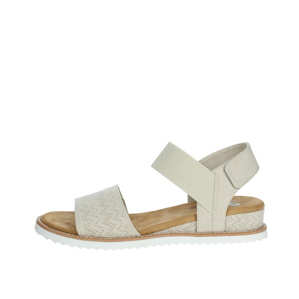 Skechers Shoes Flat Sandals Beige 31440