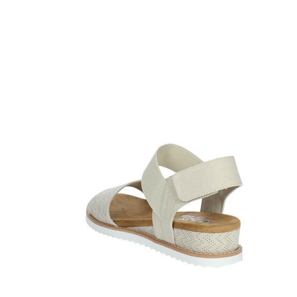 Skechers Shoes Flat Sandals Beige 31440