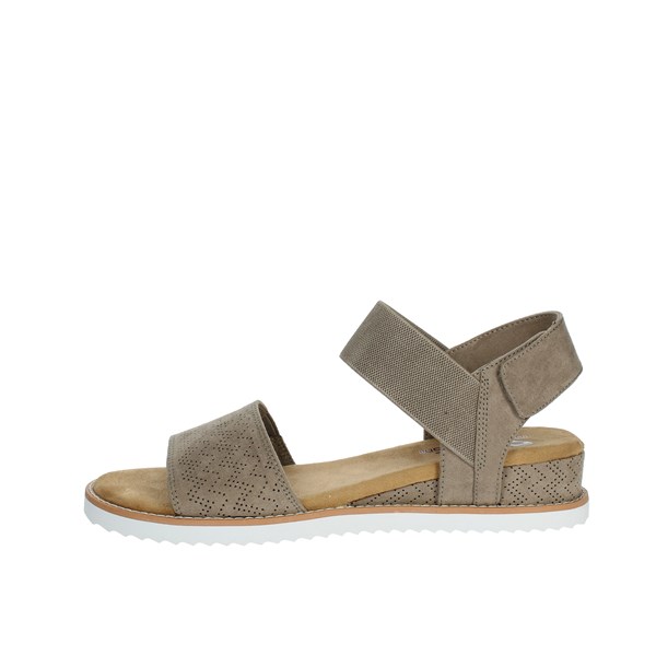 Skechers Shoes Flat Sandals Brown Taupe 31440