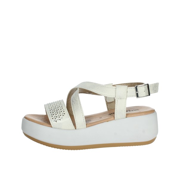 Valleverde Shoes Platform Sandals White 55571