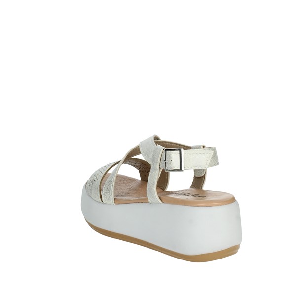 Valleverde Shoes Platform Sandals White 55571