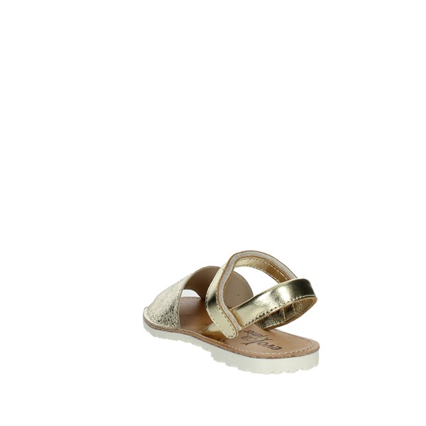 Evoca Shoes Flat Sandals Platinum  LAIA