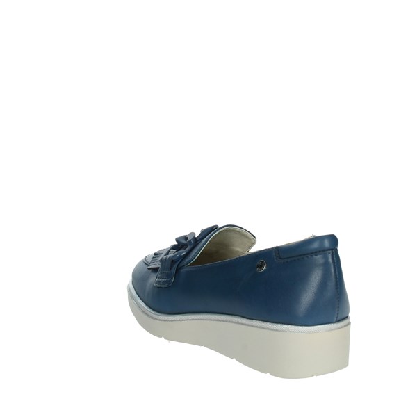 Riposella Shoes Moccasin Blue AVIGLIANA 