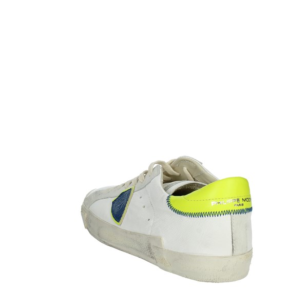 Philippe Model Shoes Sneakers White/Yellow PRLU WNM2