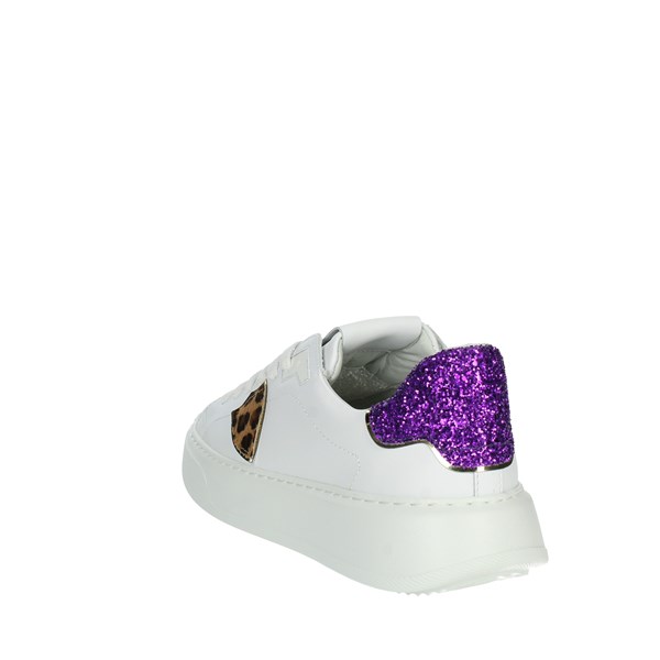 Philippe Model Shoes Sneakers White/Purple BTLD VG03