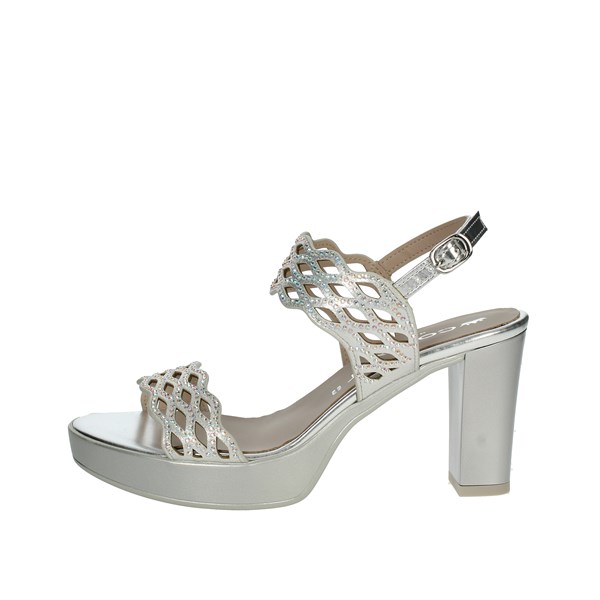 Comart Shoes Heeled Sandals Silver 3E4604