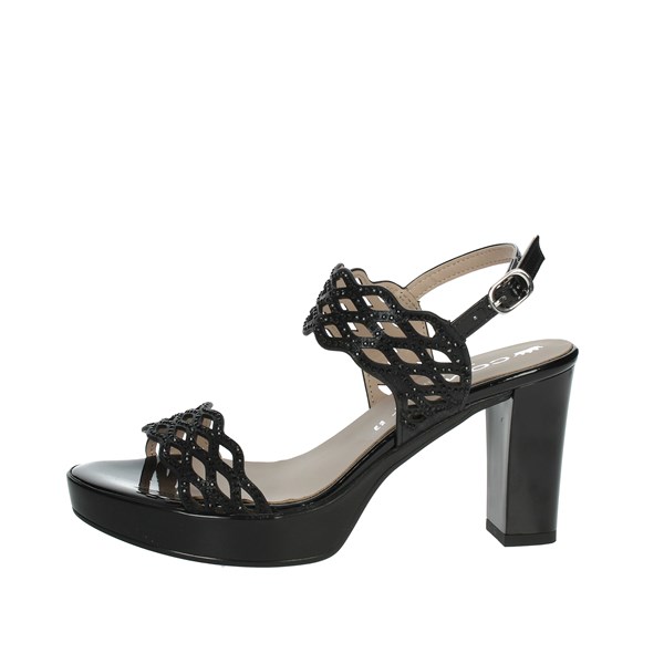 Comart Shoes Heeled Sandals Black 3E4604