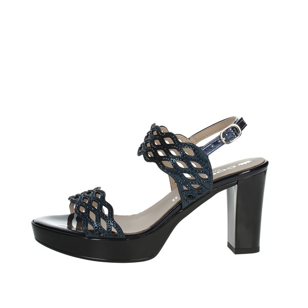 Comart Shoes Heeled Sandals Blue 3E4604