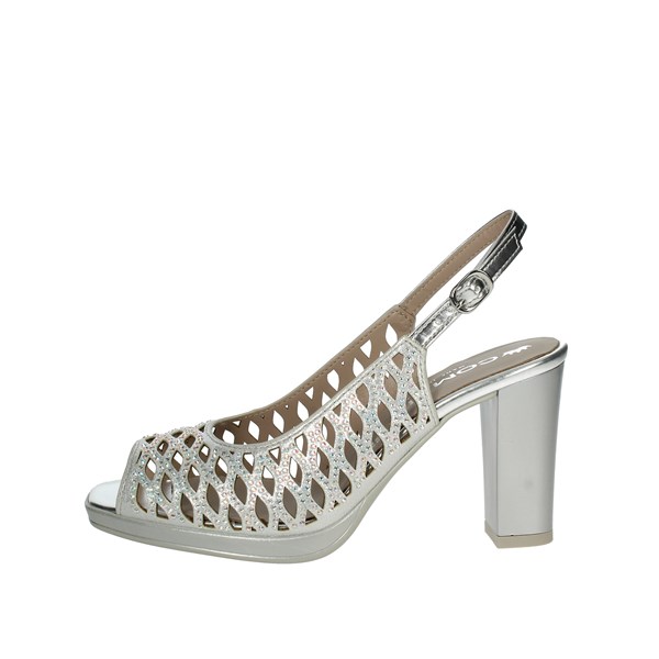 Comart Shoes Heeled Sandals Silver 1D4603
