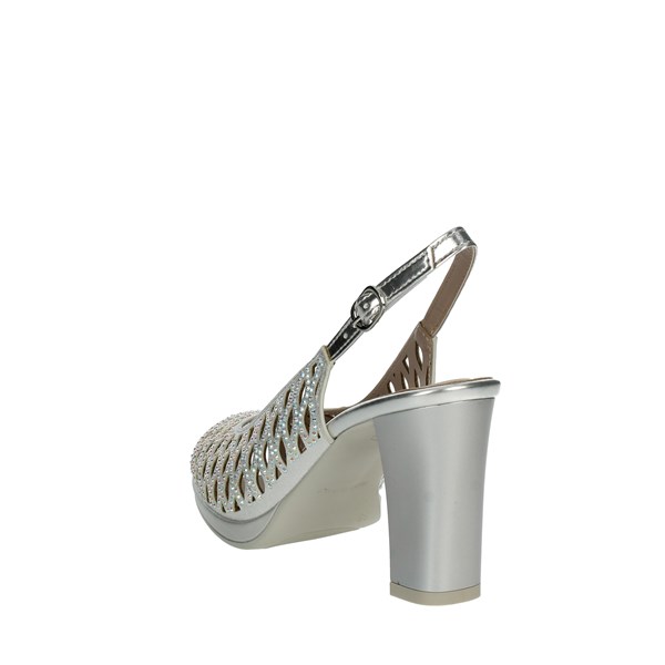 Comart Shoes Heeled Sandals Silver 1D4603