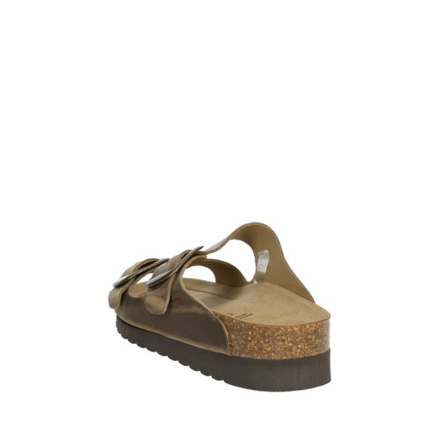 Grunland Shoes Flat Slippers Brown Taupe CB2680-11