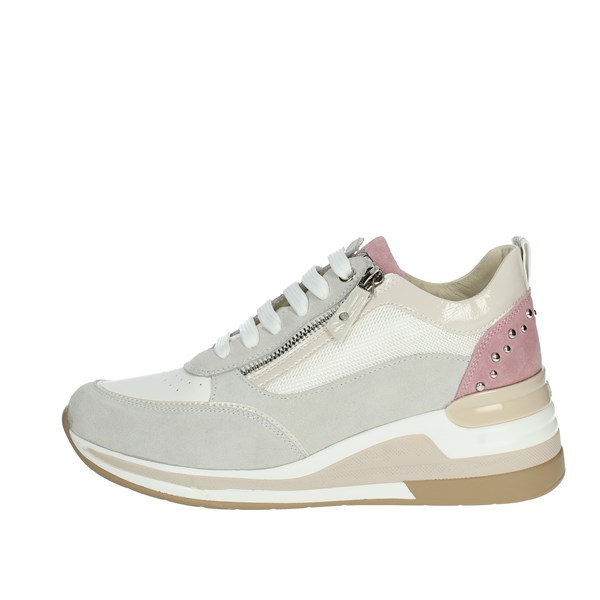 Keys Shoes Sneakers Beige/Pink K-7621