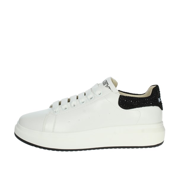 Keys Shoes Sneakers White/Black K-7601
