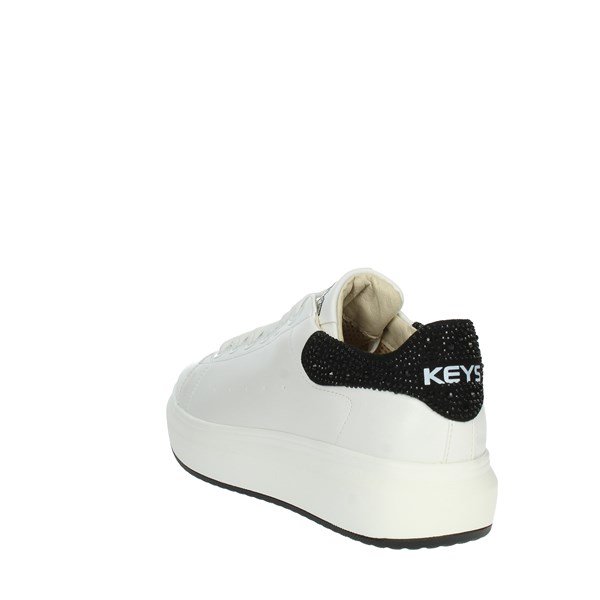 Keys Shoes Sneakers White/Black K-7601
