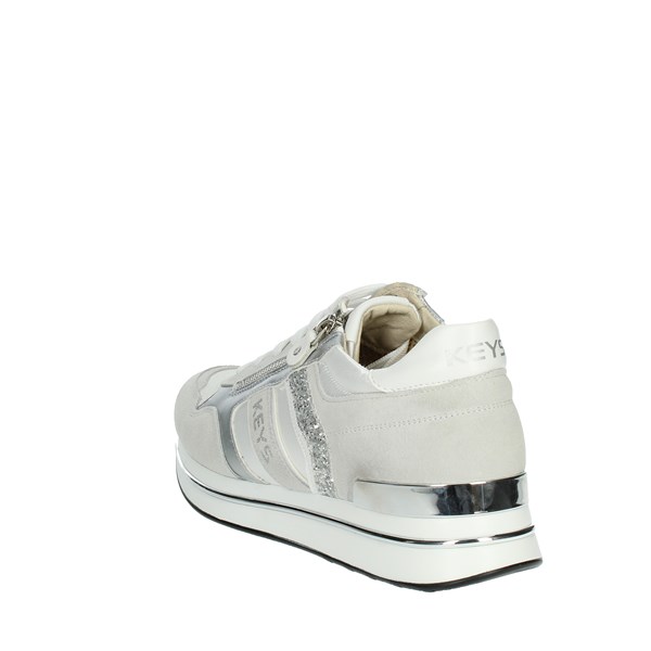 Keys Shoes Sneakers White/Silver K-7760
