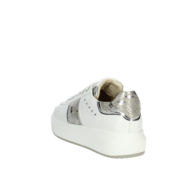 Keys Shoes Sneakers White/Silver K-7606