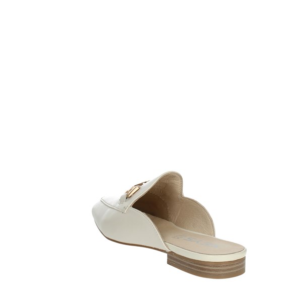 Keys Shoes Sabot Creamy white K-7711