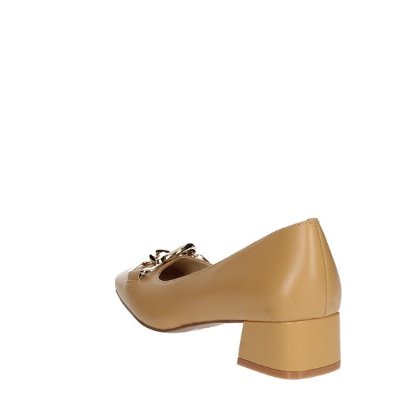 Keys Shoes Pumps Brown leather K-7672