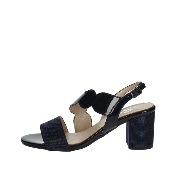Sofia Shoes Heeled Sandals Blue 5018
