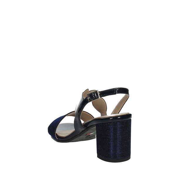 Sofia Shoes Heeled Sandals Blue 5018