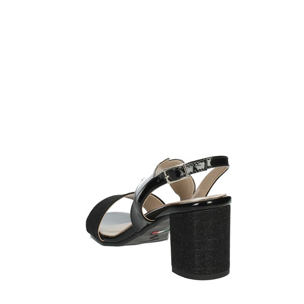 Sofia Shoes Heeled Sandals Black 5018