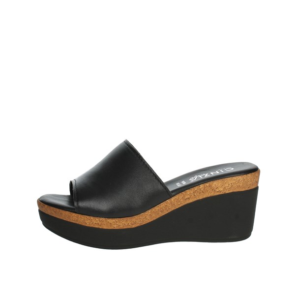 Cinzia Soft Shoes Platform Slippers Black IAF302800