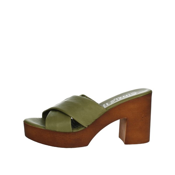 Cinzia Soft Shoes Heeled Slippers Dark Green IAF282974