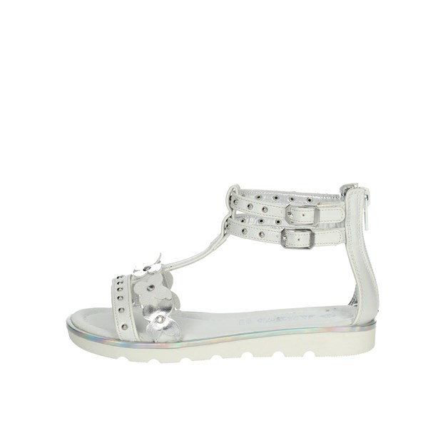 Asso Shoes Flat Sandals White AG-14883