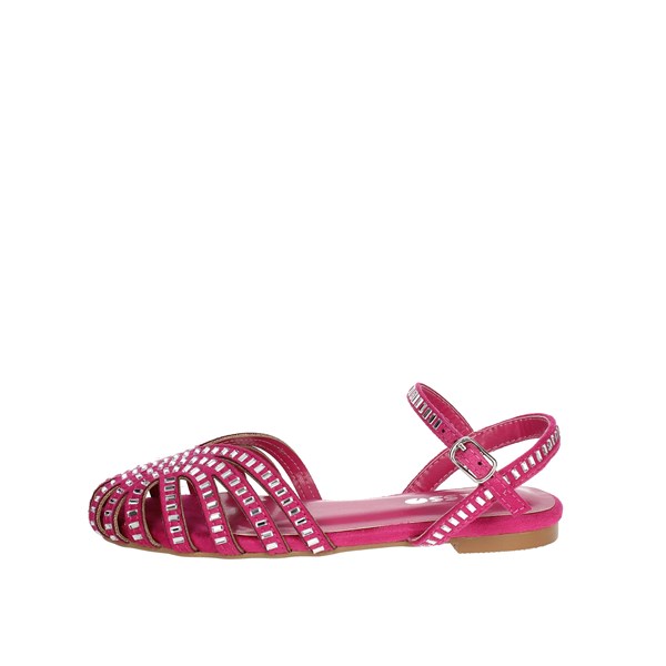Asso Shoes Flat Sandals Fuchsia AG-14570