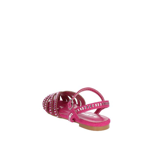 Asso Shoes Flat Sandals Fuchsia AG-14570