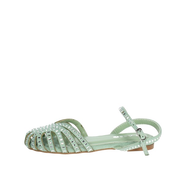 Asso Shoes Flat Sandals Aquamarine AG-14570