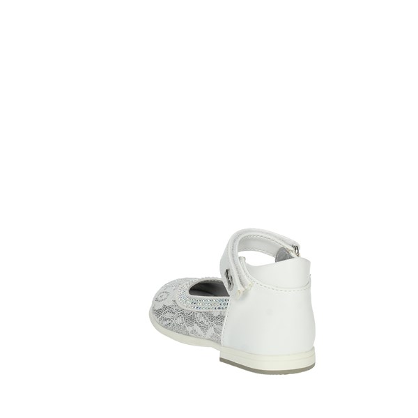 Asso Shoes Ballet Flats White/Silver AG-14640