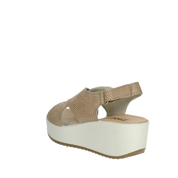 Imac Shoes Platform Sandals Beige 357570