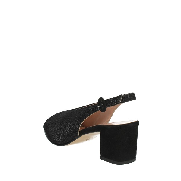 Soffice Sogno Shoes Heeled Sandals Black 23700