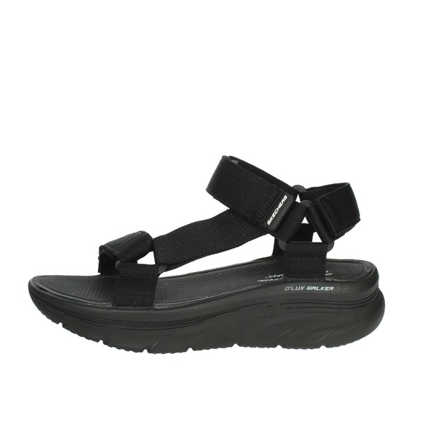 Skechers Shoes Flat Sandals Black 237376